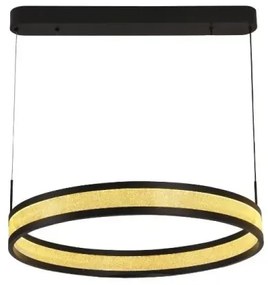 LED dimmelhető csillár zsinóron LED/45W/230V fekete + távirányítás