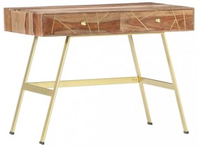 fiókos tömör kelet-indiai rózsafa íróasztal 100 x 55 x 75 cm