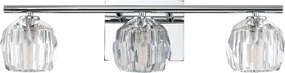 Quintiesse glamour fürdőszobai lámpa regalia csiszolt króm átlátszó elsqnregalia3pcbath IP44