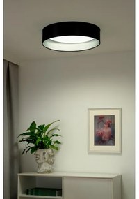 Duolla - LED Mennyezeti lámpa ROLLER LED/24W/230V átm. 45 cm fekete/ezüst
