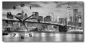 Négyszögletes üvegóra vízszintesen Manhattan new york city pl_zsp_60x30_f_100331222