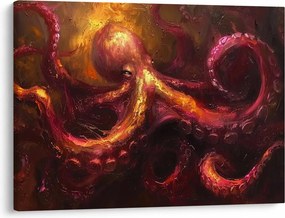 Kép - Polip, olajfestmény (70x50 cm)