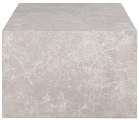 Bézs dohányzóasztal márvány dekorral 60x80 cm Prague – House Nordic