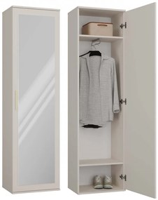 Kashar Duo tükrös szekrény, 50x180x35 cm, kasmír