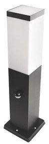 BOWI Kültéri érzékelős lámpa SOPPA 1xE27/60W/230V IP44 45 cm fekete BW0207