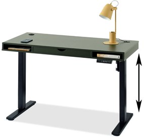 PC asztal Osto 120 (zöld + fekete). 1109833