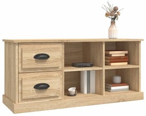 sonoma tölgy színű szerelt fa fali TV-szekrény 102x35,5x47,5 cm