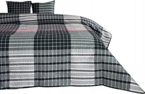 Kétoldalas ágytakaró Tavira Pled Kapa rács 180x220 cm párnahuzat