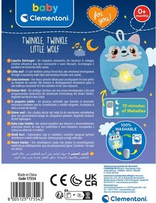 Farkas Twinkle Twinkle éjszakai fény és játék Clementoni