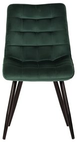 Modern zöld bársony étkezőszék – CT-384
