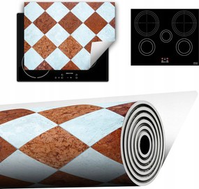 Vinyl Szőnyeg A Konyhába Több Hely 70x52 barna mozaik