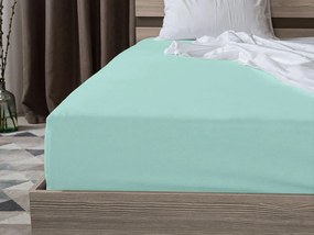Jersey lepedő EXCLUSIVE mentol 180x200 cm, 100% pamut