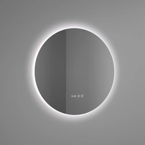 Kerek tükör LED világítással Ø60cm | Fényerő és színhőmérséklet szabályozás | Welland Type-1