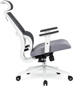 Forgószék ergonomikus kialakítással, szürke színben. NICKI