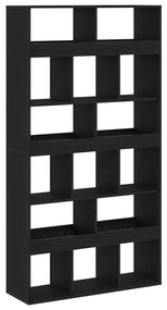 Szobaelválasztó 2 db Fekete tölgy 100x33x187,5 cm Műgyanta
