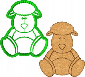 Húsvéti Forma Mézeskalács lyukasztó Húsvéti Bárány 8cm