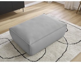 Világosszürke bőrutánzat lábtartó Boheme – Bobochic Paris