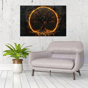 Kép – Életfa lávában II. (90x60 cm)