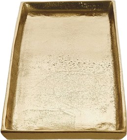 BANQUET dekor tálca, arany 35 x 14cm