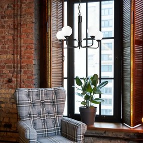 Csillár láncon TIFFY 5xG9/5W/230V fekete