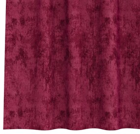 Bársonyos Függönyök 2 db Gombfüllel Burgundi Vörös 225x140 cm
