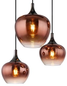 Globo 15548-6HG - MAXY kábeles csillár 6xE27/40W/230V rézszínű