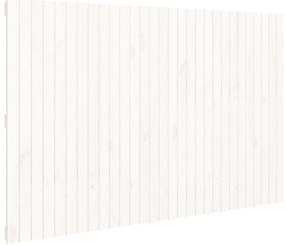 fehér tömör fenyőfa fali fejtámla 185 x 3 x 110 cm