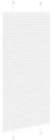 pliszírozott redőny Fehér 55x100 cm szövetszélesség 54,4 cm