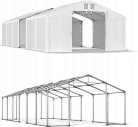 Kiállítási sátor 4x18m Kerti pavilon Das 580 W