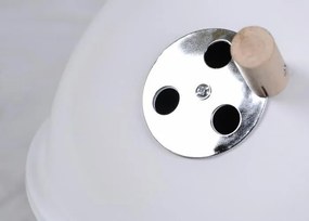 Faszenes grill kerek Mini BBQ Pink