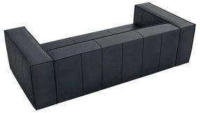 Sötétkék bőr kanapé 227 cm Madame – Windsor &amp; Co Sofas