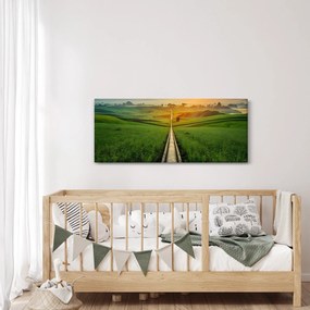 Kép - Napfelkelte a völgy felett (120x50 cm)