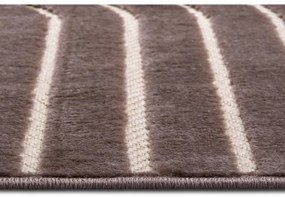 Barna szőnyeg 57x90 cm Iconic Wave – Hanse Home