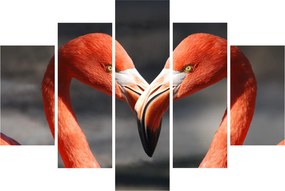 Két szerelmes flamingó képe (150x105 cm)