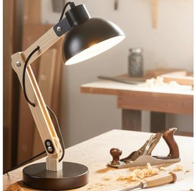 Brilagi - Asztali lámpa FOCUS 1xE27/40W/230V fekete