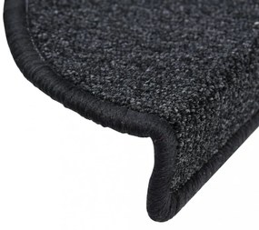 10 db antracitszürke lépcsőszőnyeg 56x17x3 cm