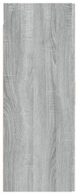 szürke-sonoma színű függő faliszekrény 69,5 x 34 x 90 cm