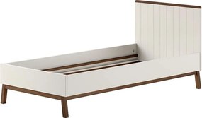 Bézs borovi fenyő gyerekágy ágyrács nélkül 90x200 cm Sezane – Vipack