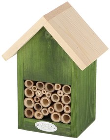Fa méhecske ház, 16 x 23 cm, zöld