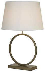 Searchlight EU93102WH - Asztali lámpa ELEGANT 1xE27/60W/230V fehér