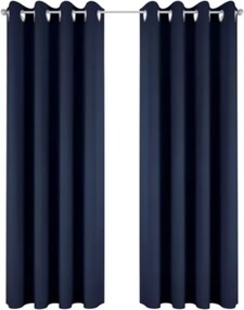 Függöny Sötétítő Függöny Sekey Sötétkék 132 x 160 Prémium Minőség
