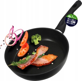 Gáz Indukciós Serpenyő 26 cm Tapadásmentes Non-stick Sütéshez Nagy