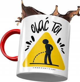 Bögre Piros Vicces Lebegő Ajándék Nyomtatott Fotóval