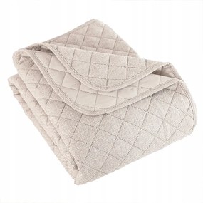 Dekoratív ágytakaró Molly 220x240 cm Meleg bézs