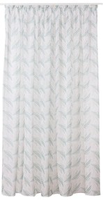 Fehér-zöld fényáteresztő függöny 300x260 cm Seva – Mendola Fabrics