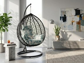 Párna függőszékhez KOKON, zöld-fehér