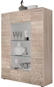 Vitrineszekrény ARIA sonoma tölgy