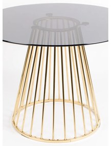 Kerek étkezőasztal üveg asztallappal ø 104 cm Floris – White Label