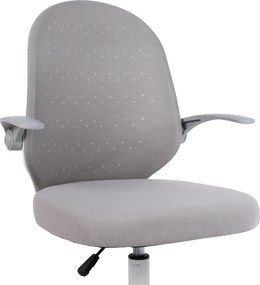 Irodai szék, szürke/fehér, PASTURA