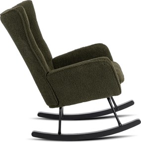 Fotel Bujany JACKSON Zielony Boucle